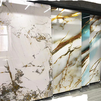 Panneau 3D PVC Marbre Luxe Étanche Ignifuge Écologique Moderne pour Mur TV – Garantie 5 Ans pour Maison Contemporaine