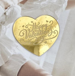 Nouveau Cupcake Acrylique Gâteau Topper Mon Amour Coeur Forme Gâteau Disques pour <span class=keywords><strong>Happy</strong></span> Valentines Day Joyeux Anniversaire Gâteau Accessoires - Product Image 5