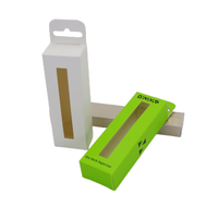 Boîte d'emballage en carton rigide écologique avec logo personnalisé pour flacons cosmétiques, avec laminage mat et gaufrage