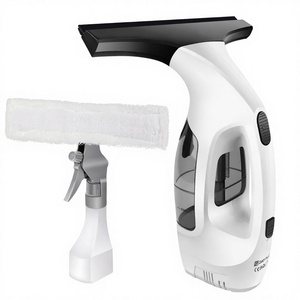 Nettoyeur de vitres sans fil avec réservoir d'eau amovible, moteur sans balais, 3 modes, bac à poussière de 1L pour hôtels, extérieur, maison et voiture - Product Image 4