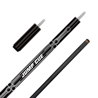 Queue de saut de billard professionnelle en fibre de carbone 3 sections MQJ-B&J-4 avec joint Uni-loc – Vente en gros, support OEM, personnalisation