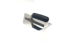 Hoàn Thiện Gương Đánh Bóng Góc Tròn Trowel Cao Su Xử Lý Thép Không Gỉ Hoàn Thiện Trowel Công Cụ Vữa Thạch Cao Trowel - Product Image 4