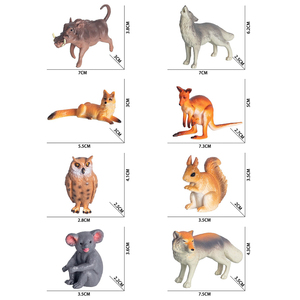 Juego de 32 Figuras de Animales del Bosque, Ecológicas, de PVC, Simulación de Animales, Juguete Educativo para Niños, Colección para el Desarrollo Cognitivo Temprano, Regalo - Product Image 4