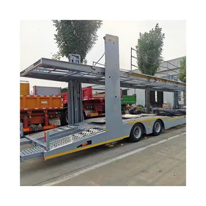 Fabriek Levering 15M 17 Meter 6-8 Zetels Auto Vrachtwagen Aanhangwagen Auto Carrier Oplegger Te Koop