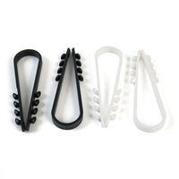 Clips et serres-câbles en plastique réglables de type U, type F, type T, 8 mm, pour une gestion des câbles personnalisable