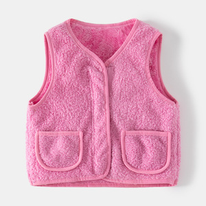 <span class=keywords><strong>Gilet</strong></span> d'hiver chaud et résistant au froid pour enfants, nouveau <span class=keywords><strong>gilet</strong></span> en peluche monochrome <span class=keywords><strong>sans</strong></span> <span class=keywords><strong>capuche</strong></span>, <span class=keywords><strong>gilet</strong></span> décontracté à la mode pour enfants - Product Image 6