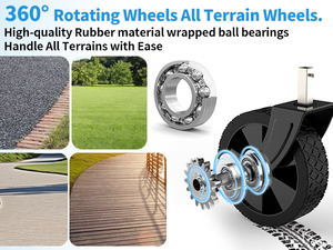 Carretilla Plegable para Jardín, Carrito de Mano, Carrito Gorilla, Carrito Utilitario, Carrito Plegable para Camping, Venta al Por Mayor - Product Image 3