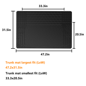 Productos en Oferta, Tapete Universal Antideslizante para Maletero de Coche, Color Negro, para Todo Tipo de Clima - Product Image 4