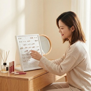 Jewelry Ring And Earring Display Stand 20x10x25cm Light Luxury Style For Jewelry Display Rack - Product Image 1