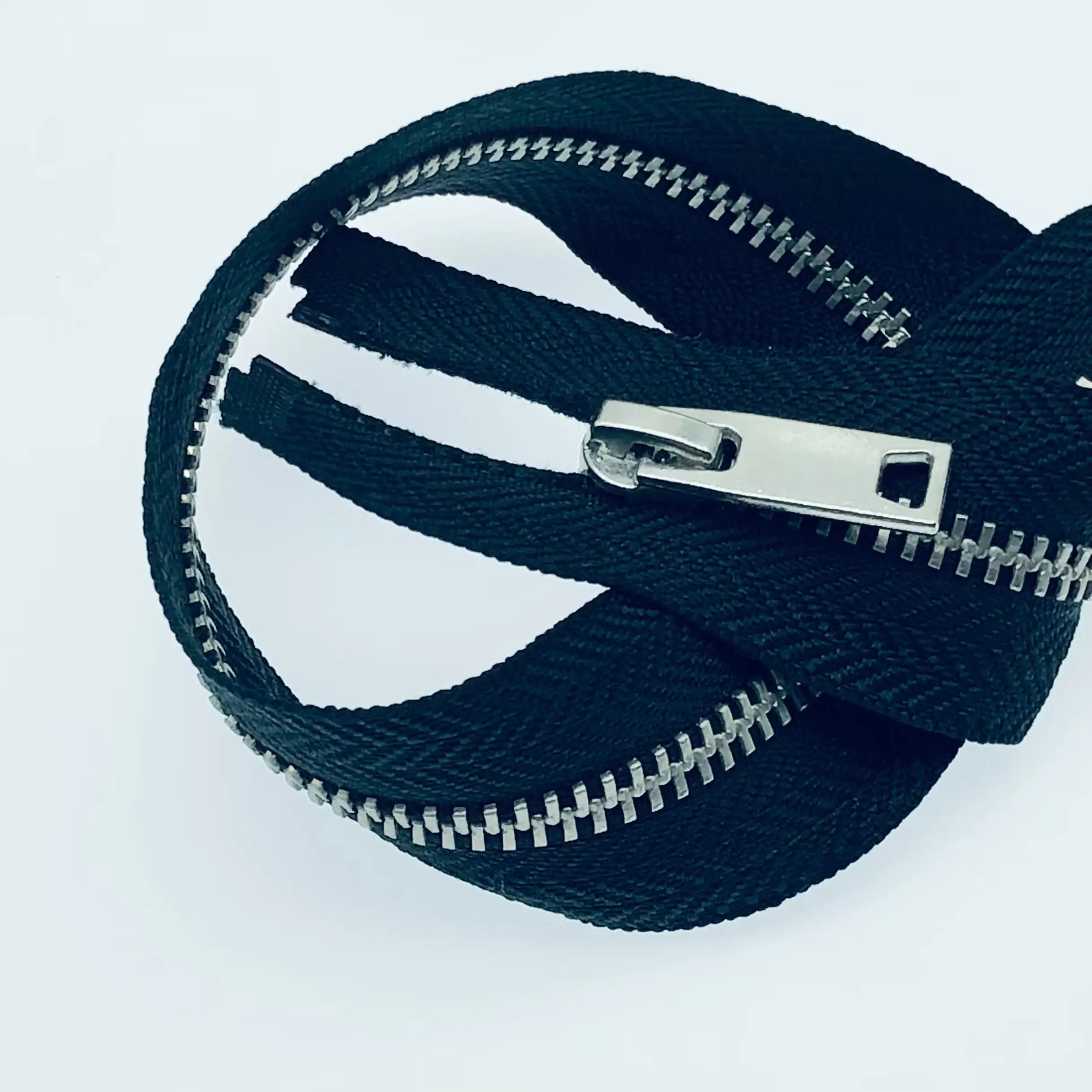 Personalização Open-End Vestuário Carteira Coat Roll zipper tipo boot Zipper para roupas