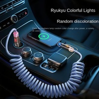 Ligne de données pour écouteurs en silicone pour voiture 240W quatre en un pour l'aromathérapie à charge super rapide pour Type-C PD