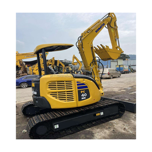 Excavatrice sur chenilles miniature Komatsu PC40MR-2 d'occasion de 40 tonnes avec composants principaux de la lame (moteur, boîte de vitesses, pompe, moteur) inclus - Product Image 2