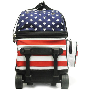 2025 Hot Sports Trolley Rolling <b>Bowling</b> Trolley Bag and Shoes Roller Bag, Luxury Retro Classic Double <b>Bowling</b> Bag - Product Image 3