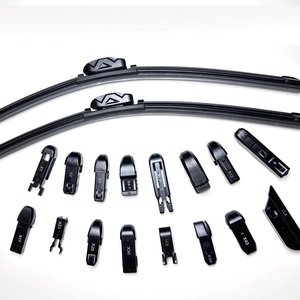 Wholesale Boneless Universal Windshield <strong>Wiper</strong> Car Natural Rubber Windshield <strong>Wipers</strong> With 10 Buckles