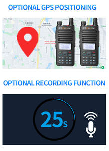 วิทยุสื่อสารแบบสองโหมด ET-D889  อนาล็อก+ดิจิตอล DMR UHF+VHF  พร้อม GPS และฟังก์ชันบันทึกเสียง (ตัวเลือกเสริม) - Product Image 4