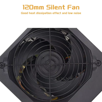 Alimentation électrique pour ordinateur 750W ATX avec ventilateur 12CM, norme 80 Plus, alimentation PC de bureau 12CM, tension de sortie 5V, stock disponible