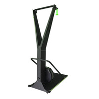 Máquina de ejercicio de esquí cardio, equipo de gimnasio interior de remos, 10 niveles de resistencia, máquina erg de esquí de aire, novedad