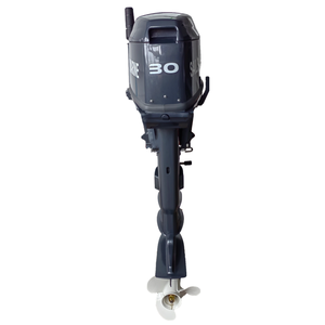 Factory Custom Cheap 30HP 2-Stroke <b>Motor</b> 496cc 2Cyl Heavy Duty Marine Engine for Work Rescue <b>Boat</b> - Product Image 3