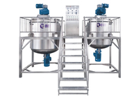 Mélangeur d'homogénéisateur cosmétique 100L pour crème/lotion/usine de lavage CE abordable haute efficacité 220V/380V