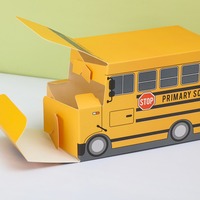 Boîte pliante en carton blanc, emballage créatif pour Noël, impression personnalisée, couleur au choix, possibilité de personnalisation selon les besoins.