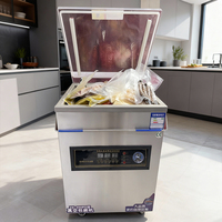Machine de mise sous vide et d'emballage à vide haute performance 390PD pour la conservation des fruits de mer, usage industriel et domestique