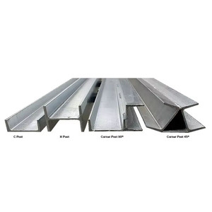 Poteau de clôture anti-escalade galvanisé à chaud à bride en U Poteaux structurels en acier <span class=keywords><strong>Milc</strong></span> Barre de canal en U C - Product Image 1
