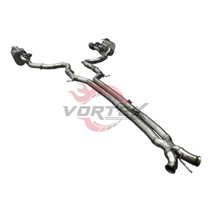 Sistema de Escape Catback Vortex Alvetronic para Porsche Panamera 971, Acero Inoxidable Pulido Espejo, Silenciador de 1.5mm de Grosor - Product Image 5