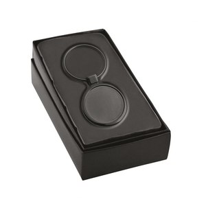 Portachiavi in Metallo Lucidato con Logo Personalizzato e Anello Rotondo D=2 per Uso Aziendale - Product Image 2