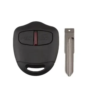 Clé télécommande noire à 2 boutons, puce ID4 433 MHz pour Mitsubishi L200 <span class=keywords><strong>Shogun</strong></span> Outlander ASX Lancer Triton Lama Pajero, lame MIT8 - Product Image 3