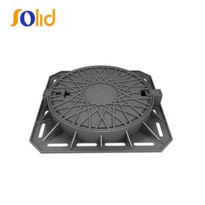 잠금 시스템 접는 EN124 광장 프레임 주철 맨홀 커버 도로 시설 - Product Image 3