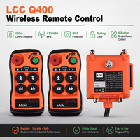 Télécommande sans fil pour grue LCC Q400 IP65, 4 boutons, équipement de levage électrique industriel, télécommande pour palan électrique sans fil