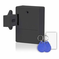 Serrure de meuble NFC pour tiroir, armoire de bureau, serrure invisible, serrure à carte IC 13,56 MHz pour hôpital, atelier