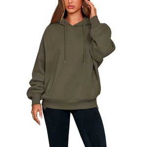 Sudaderas con Capucha y Cuello Alto Bordadas, Deportivas, Unisex, para Mujer, de Invierno, Gruesas, Personalizadas por el Fabricante OEM - Product Image 3