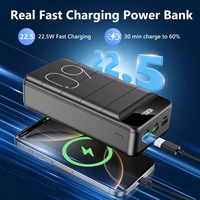 Banco de Energía de Gran Capacidad 80000MAH, Bancos de Energía para Exteriores de 60000mah, Multifunciones, Carga Rápida