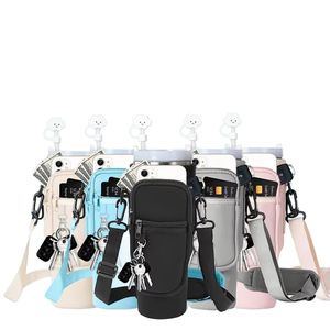 Vente en gros <span class=keywords><strong>de</strong></span> porte-gobelet étanche, sac à bandoulière réglable, pochette pour téléphone portable, sac pour bouteille d'eau en néoprène <span class=keywords><strong>de</strong></span> 40 oz - Product Image 1