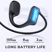 Miniso MS158 casque de sport sans fil Conduction osseuse pour Bluetooth 5.4 longue endurance ENC réduction du bruit 16G mémoire MP3