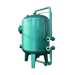 Full automatic backwashing quartz sand activated carbon multi-media stainless steel mechanical filter shallow sand filter