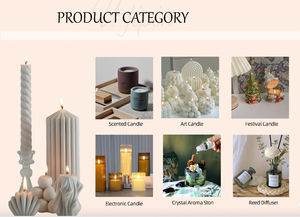 Scented Mini <strong>Candle</strong> Holder With Replacement Wick Non Smoking Soy Wax Small Tea <strong>Candle</strong> Wholesale Available - Product Image 2