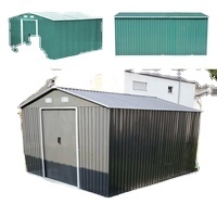 Rangement mobile auto-assemblable en plastique pour jardin extérieur, abri pour outils et entrepôt de rangement domestique