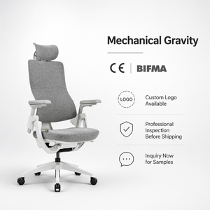 Chaise de bureau ergonomique avec <span class=keywords><strong>support</strong></span> dorsal dynamique, chaise de direction à dossier haut en maille, accoudoirs réglables en 3D et appui-tête 4D - Product Image 2
