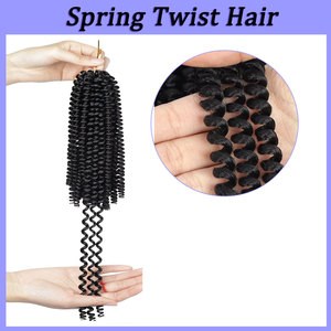 Bán Buôn Pre-Kéo Dài Cho Ombre Mùa Xuân <span class=keywords><strong>Twist</strong></span> Bện Phần Mở Rộng Tóc Loose Sóng Tổng Hợp Tóc Cho Crochet & Hộp Bím Tóc - Product Image 4