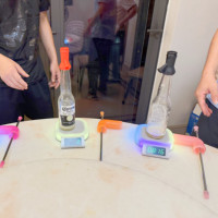HEBEERNEW Trink-Timer für Bier mit 2 Trinkspitzen für Partys, Tailgating, Vorabpartys, Hochzeiten und Events