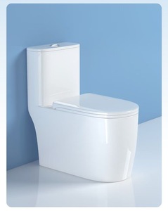 Hiện đại một lỗ đường kính lớn chống văng nước thải nhà vệ sinh khách sạn mới hộ gia đình không rãnh đập tràn tuôn ra loại gốm - Product Image 6