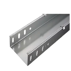 China Manufacturer CE Powder Coated Cable Trunking /Cable Tray /Galvanized Accessory