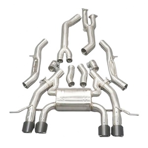 Performance-tuning Race Valvetronic Cat-<b>back</b> Exhaust System with Exhaust Muffler & Tips for BMW M3 M4 G80 G82 G83 S58B30A 3.0T - Product Image 1