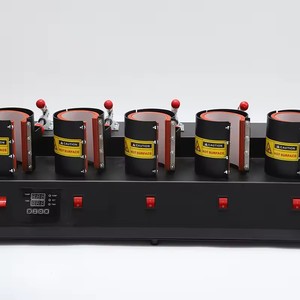 Đa chức năng Cutter và Dispenser duy nhất điều khiển kỹ thuật số <span class=keywords><strong>Mug</strong></span> thăng hoa Nhiệt Báo Chí máy in cửa hàng in ấn 5 trong 1 24 - Product Image 4