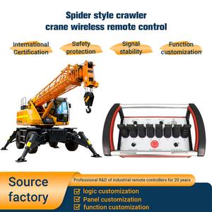 Global Supply Chain High Quality 6 Functions Joysticks Remote Control for Construction Mobile Cranes IP68 Waterproof 225m Range - Product Image 2