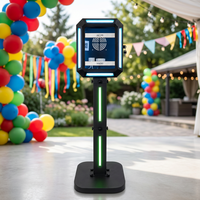 Offre Spéciale : Anneau Lumineux LED pour Selfie, Support Portable pour iPad avec Télécommande, Coque de Photobooth pour iPad