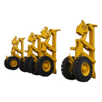 Camion porte-conteneurs autochargeur SS, roues pour conteneurs ISO