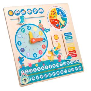 2025 nuovo Puzzle giochi da tavolo giocattoli Montessori apprendimento educativo cartoni animati dinosauro calendari cognitivi per bambini ragazzi ragazze - Product Image 1